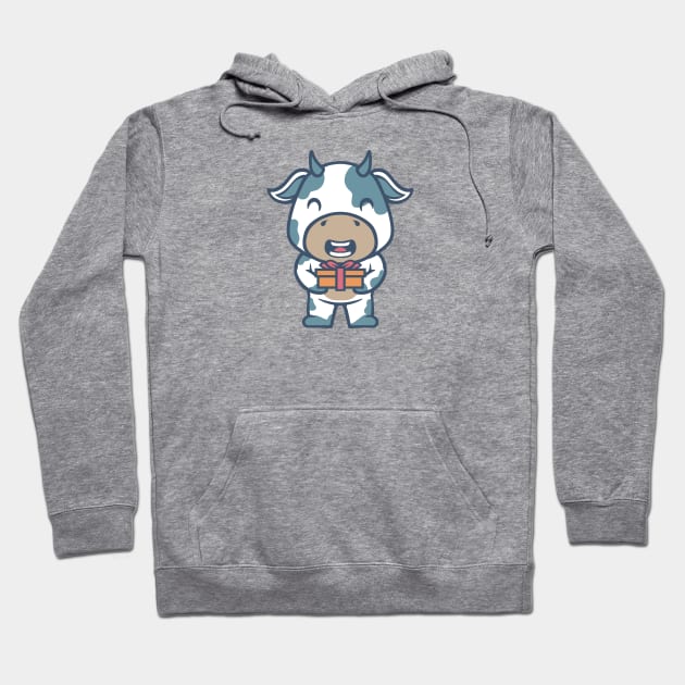 CUTE COW Hoodie by BERKAH SERAWUNG